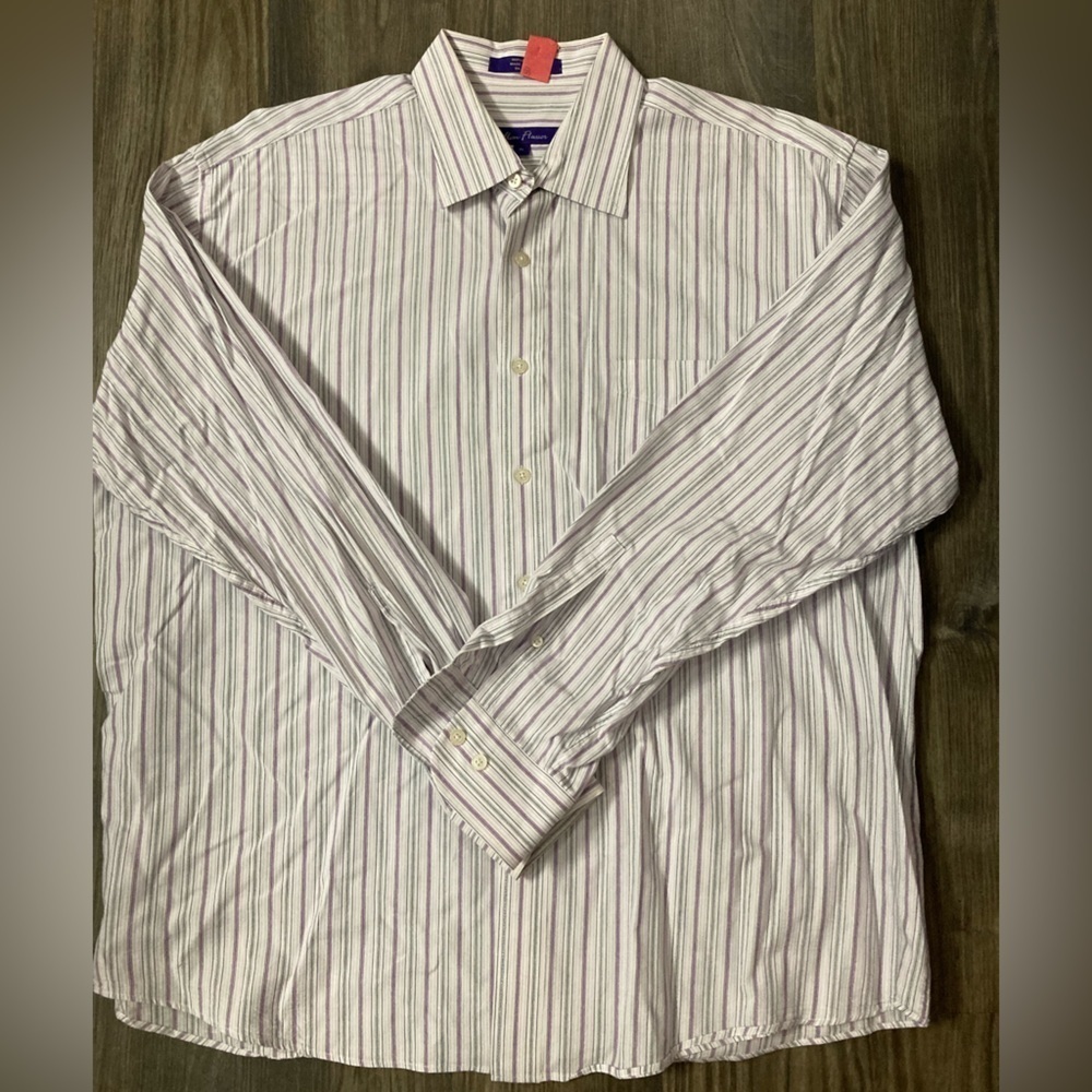 Alan Flusser XL Button Down Dress Shirt